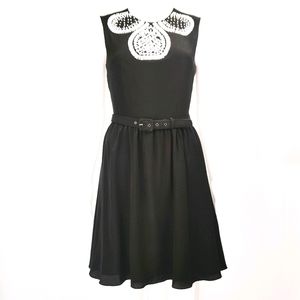 Moschino Couture Beaded Neckline Dress